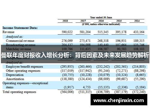 曼联年度财报收入增长分析：背后因素及未来发展趋势解析